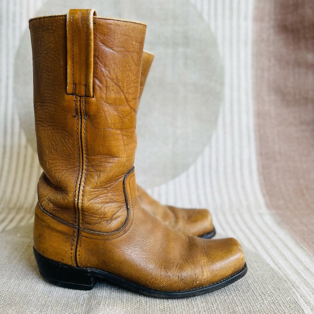 Distressed Frye Vintage Campus Boots *READ DESCRIPTION*